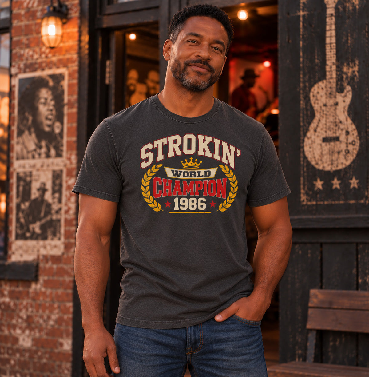 Strokin' World Champion T-Shirt